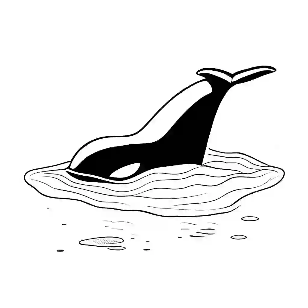 Orca Whale coloring pages